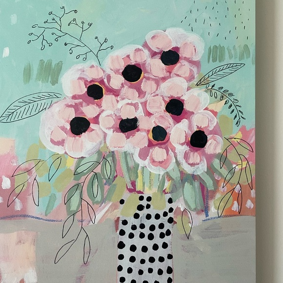 Wall Art Decor. Painted Canvas. - Picture 3 of 5